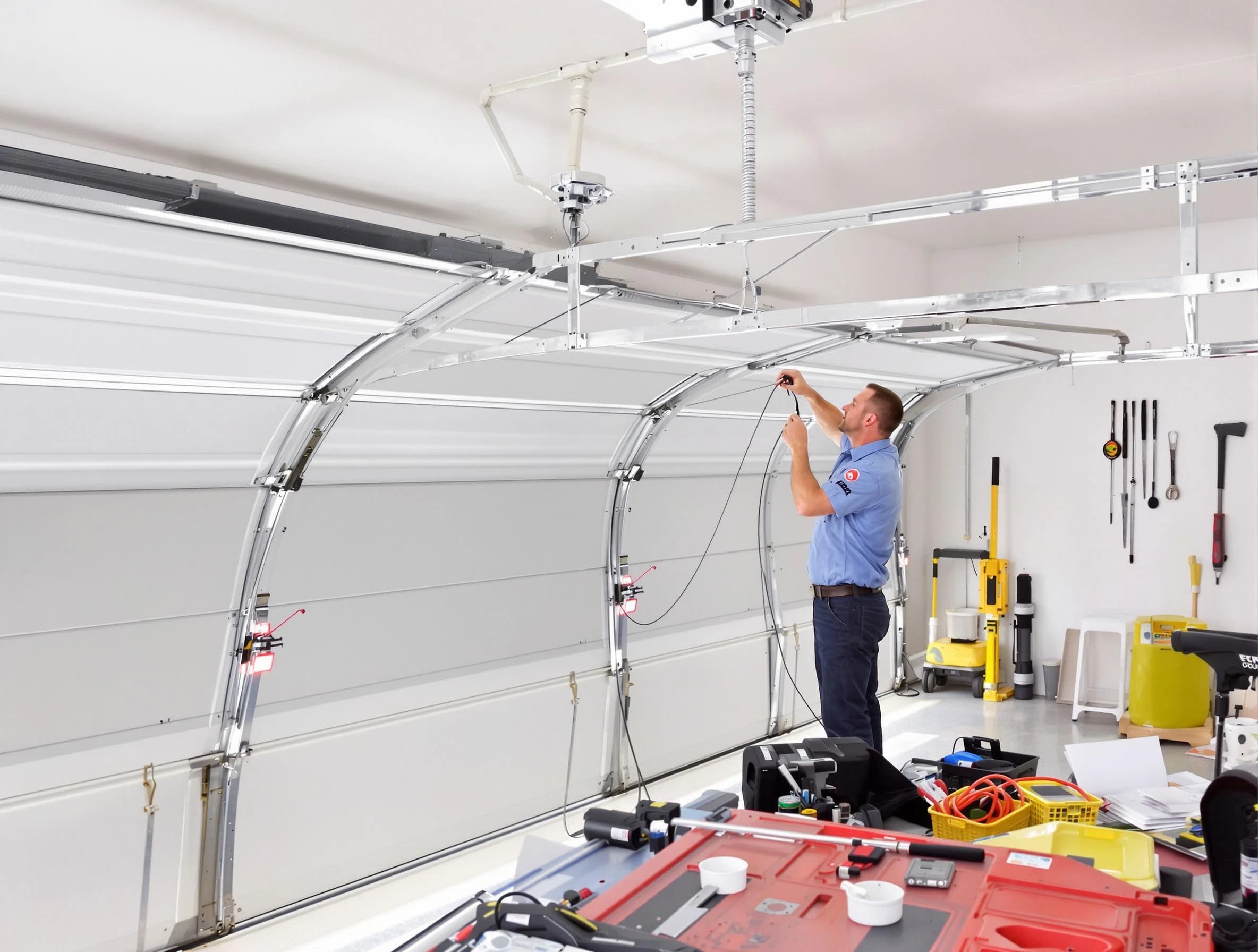 Garage door cable repair service by Bergenfield Garage Door Repair in Bergenfield