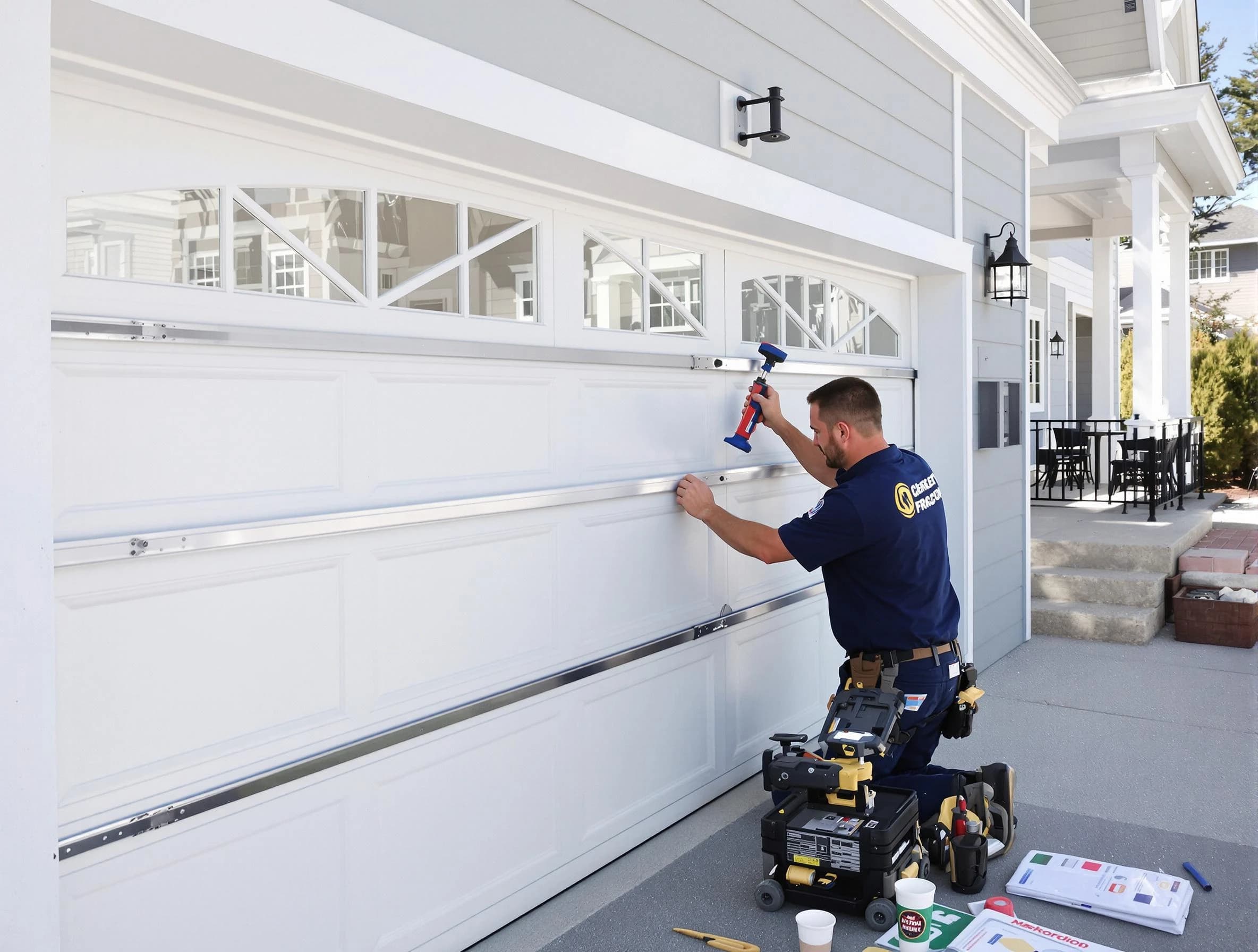 Professional garage door installation by Bergenfield Garage Door Repair in Bergenfield