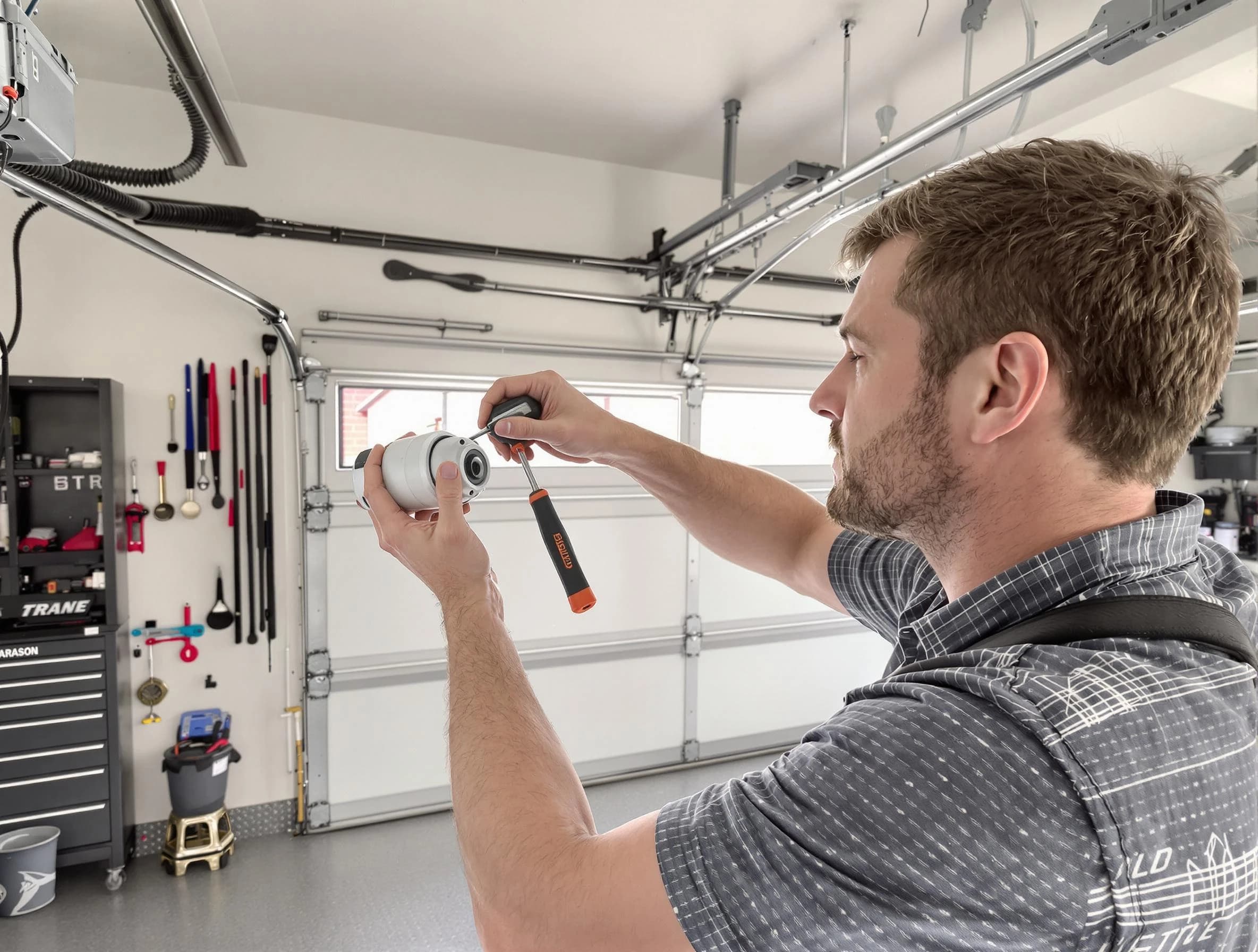 Garage door opener repair service by Bergenfield Garage Door Repair in Bergenfield