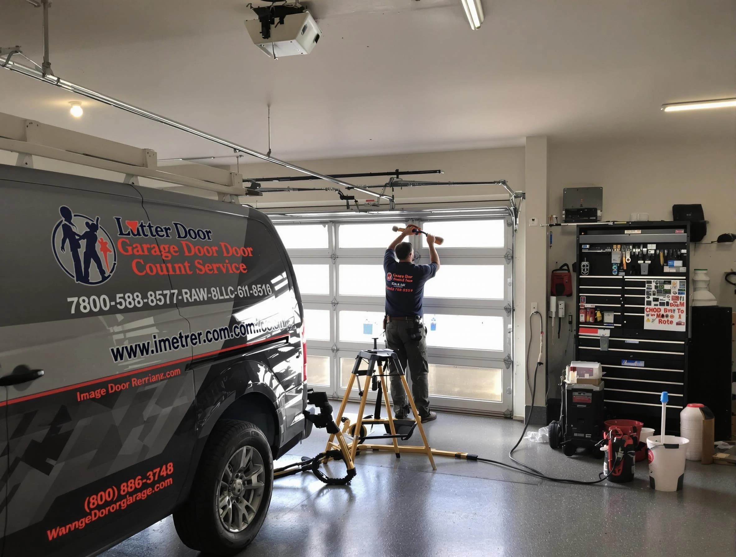 Bergenfield Garage Door Repair rapid response team performing same-day repair in Bergenfield
