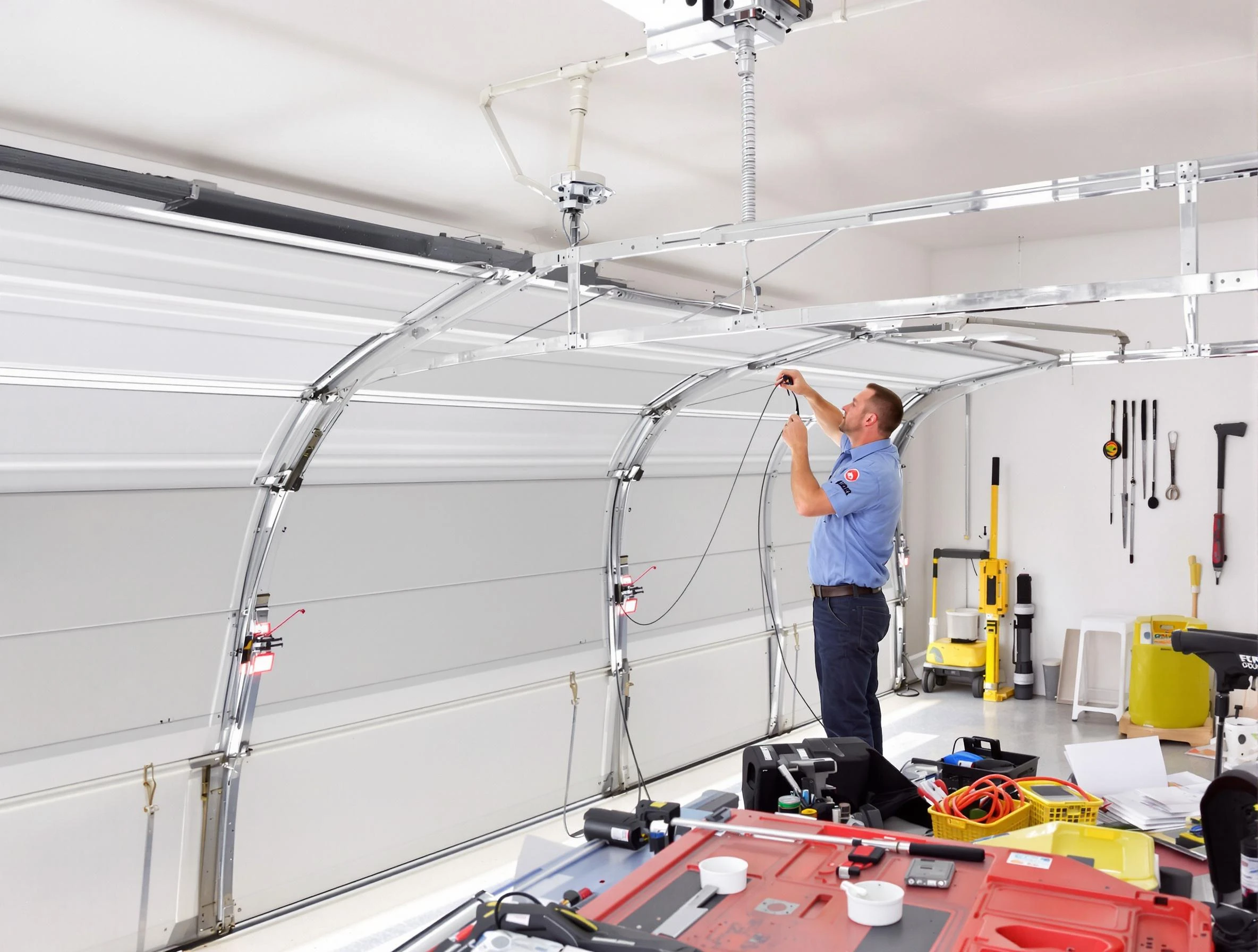 Garage door cable repair service by Bergenfield Garage Door Repair in Bergenfield