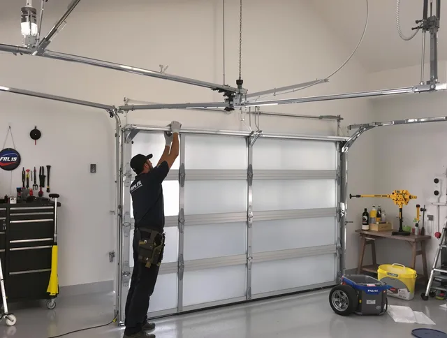Bergenfield Garage Door Repair certified team performing precision garage door installation in Bergenfield