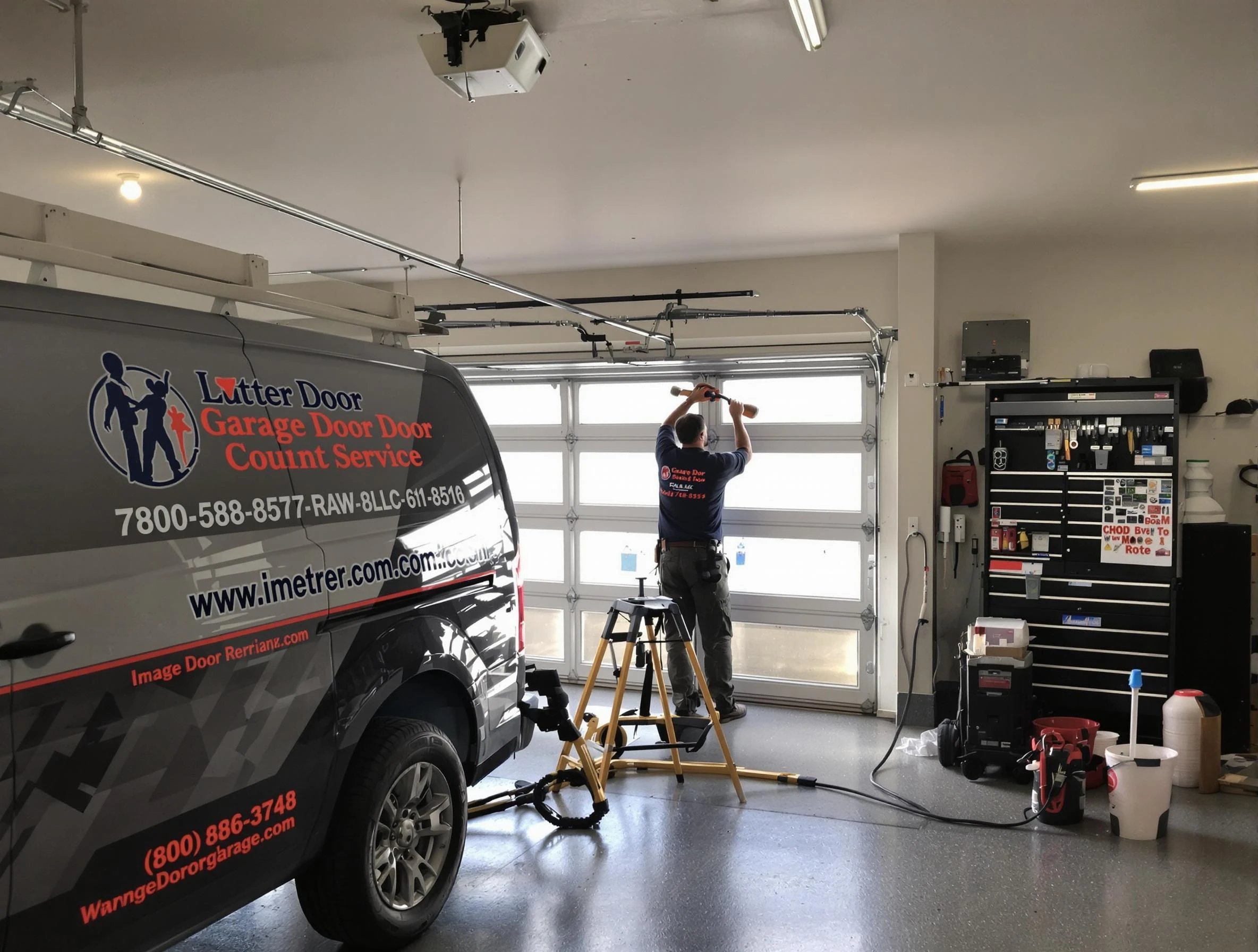 Bergenfield Garage Door Repair rapid response team performing same-day repair in Bergenfield