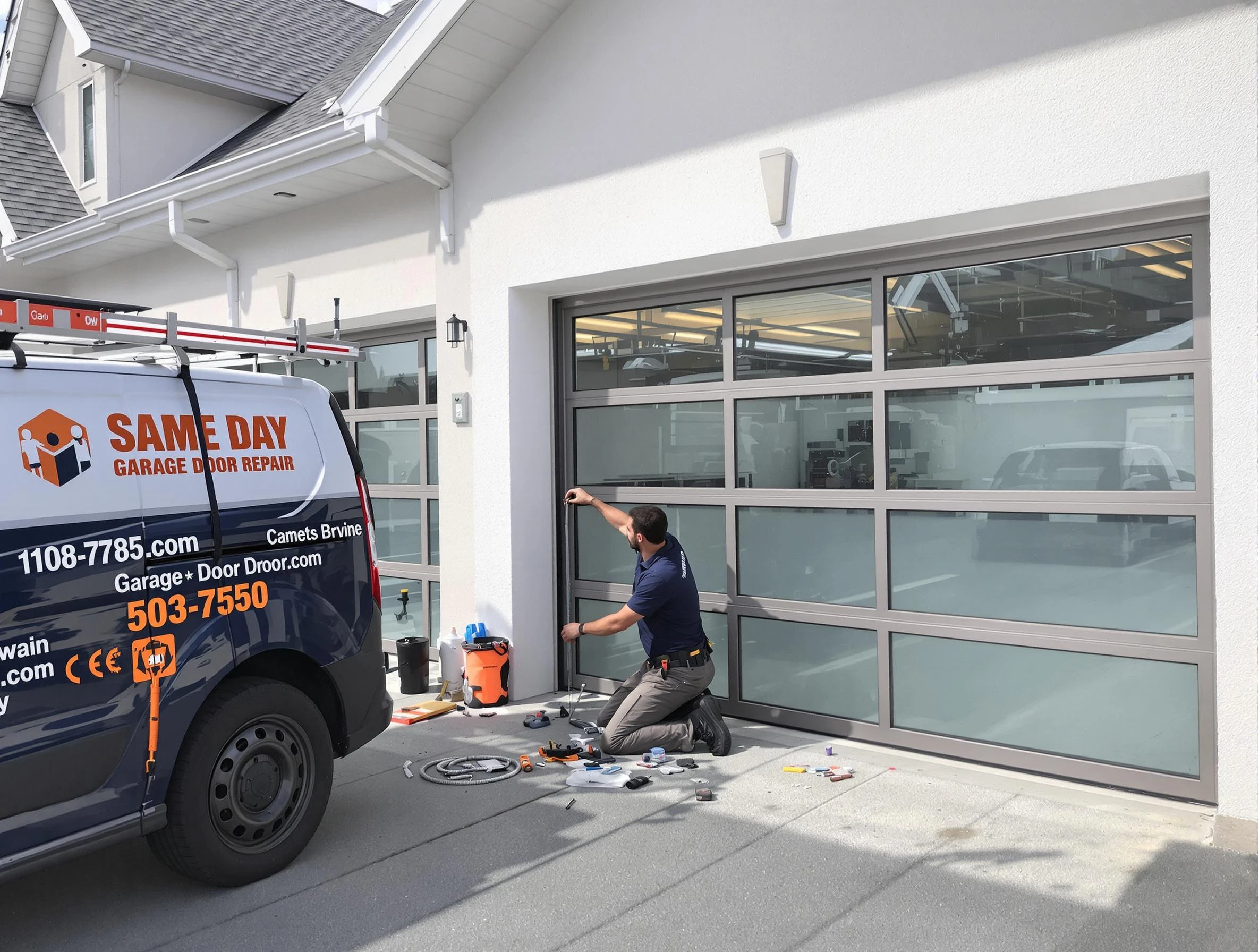 Same-day garage door repair service by Bergenfield Garage Door Repair in Bergenfield